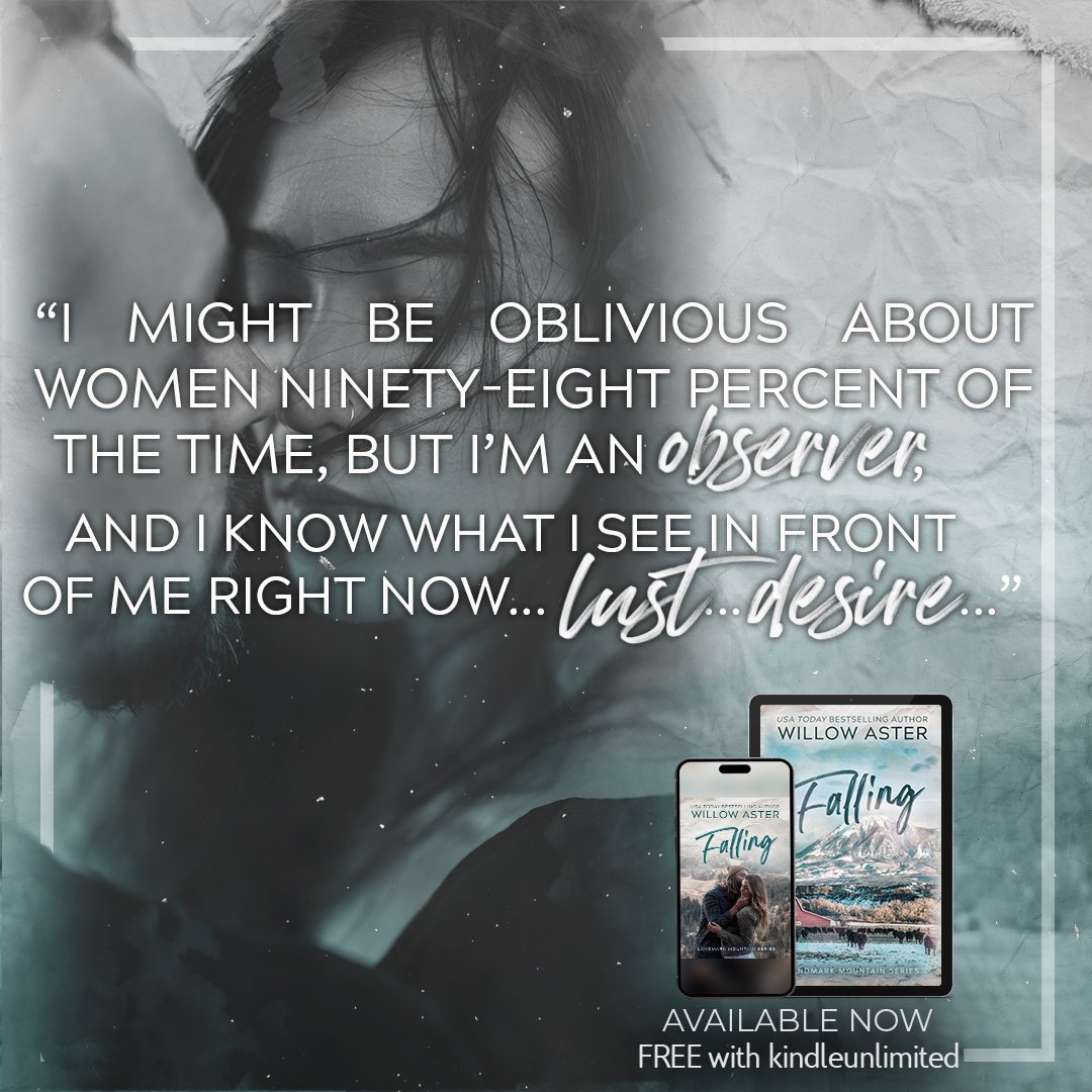 vickybooklover1's tweet photo. Falling by @WillowAster is now LIVE!
Download
https://t.co/Lj7EfMvHHm
#agegapromance #grumpysunshine #runawaybride #smalltownromance #willowaster #landmarkmountainseries #falling #ContemporaryRomance #NewAdultRomance #FamilySaga #AgeGap #valentineprlm @valentine_pr_ https://t.co/2S72MoMnlg