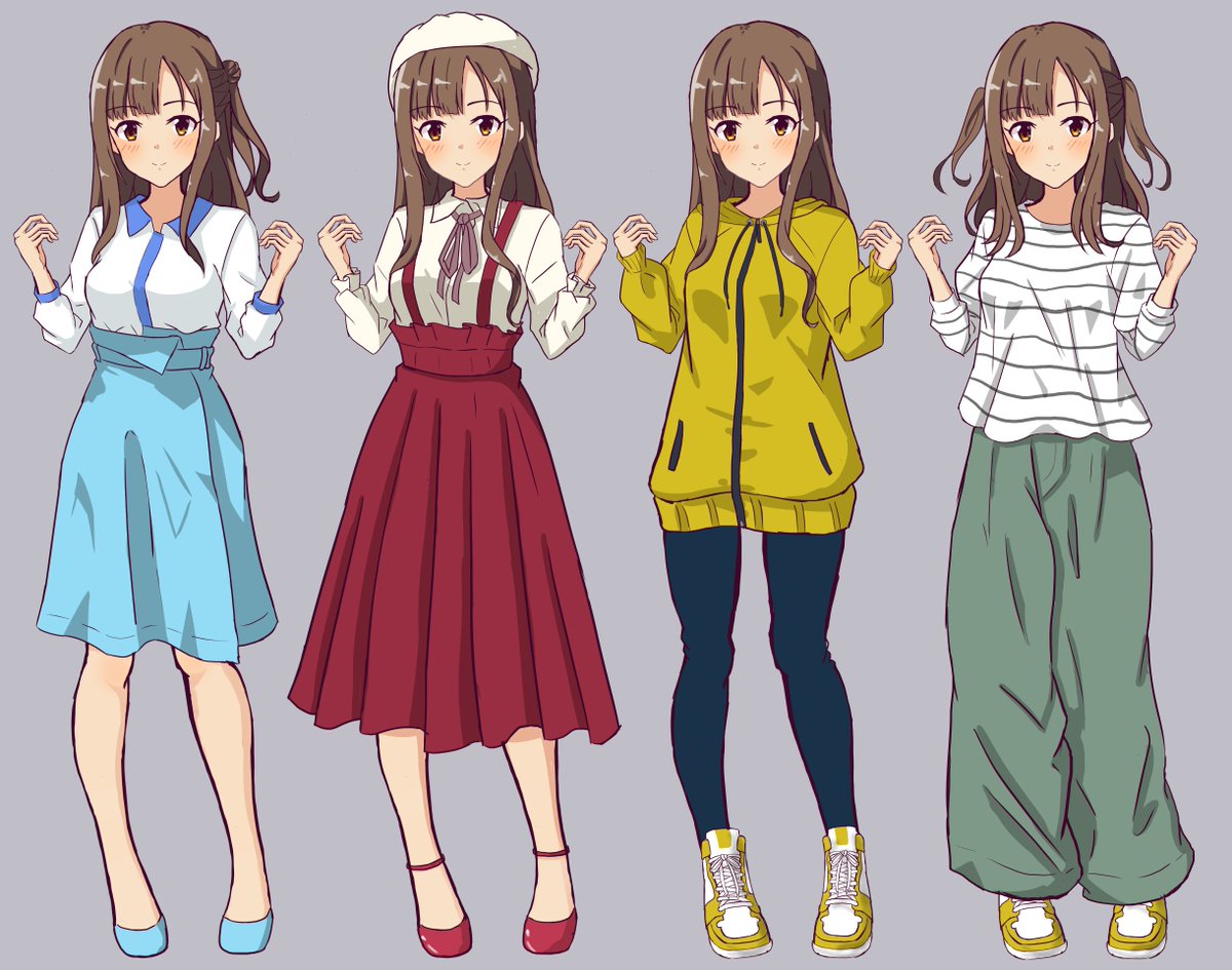 「歴代立ち絵 ホンマにゆかり好きやね」|東風のイラスト