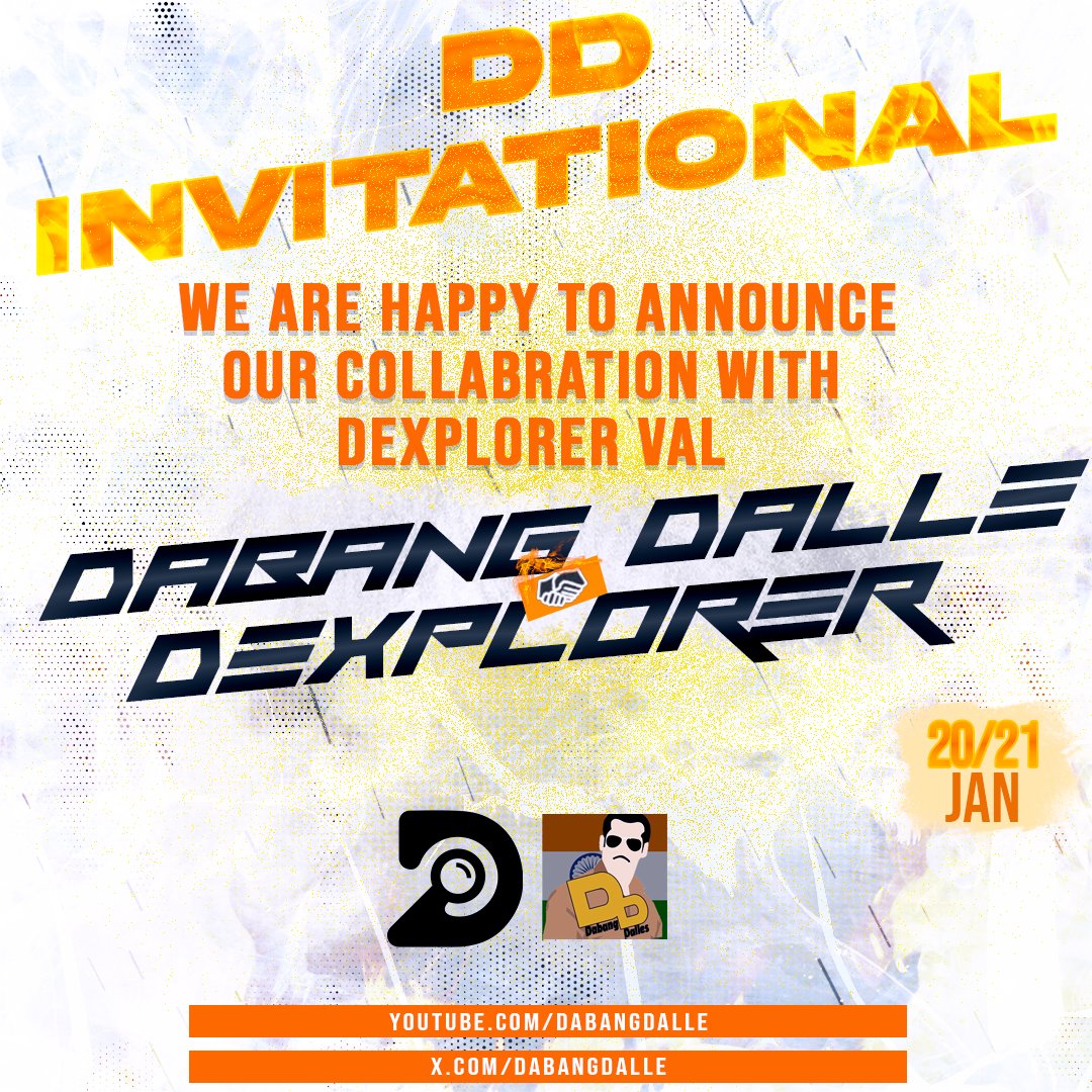 DabangDalle's tweet photo. Presenting, DD Invitational.

Powered by @DexplorerVAL https://t.co/rr5HkfqtP4