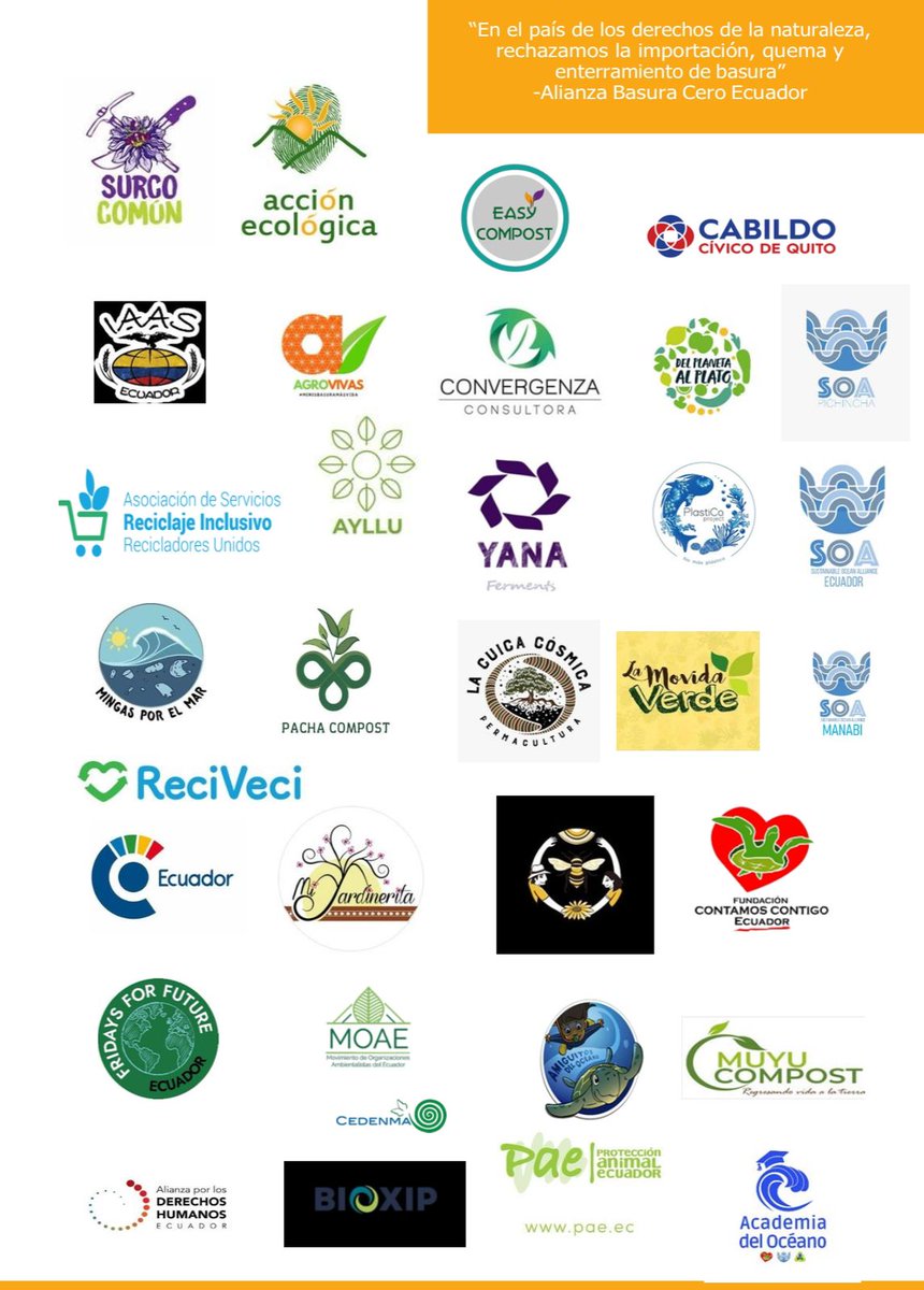 #LaNuevaAsamblea no puede convertir a nuestro país en el basurero del gigante asiático a través del #TLCEcuadorChina  El acuerdo esconde bajo la etiqueta de #EconomíaCircular el ingreso de residuos (basura)⬇️ #AsambleaNoDesecheLaPatria #EcuadorNoSeraBasureroDeChina
@GENTEBUENAECU