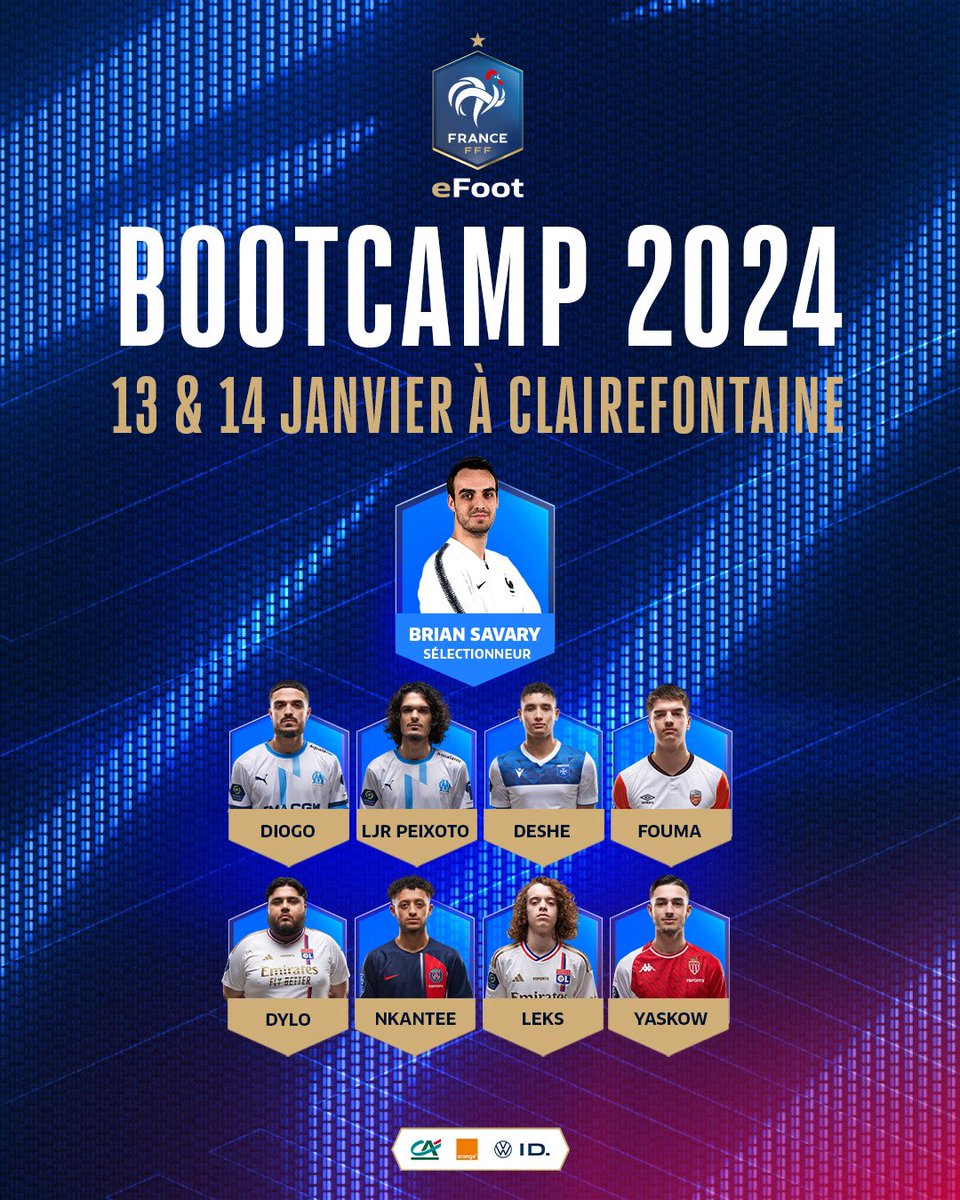 😍 <a href="/Yaskow_/">Yaskow</a> fait partie des 8 joueurs pré-sélectionnés en <a href="/efootdefrance/">Equipe de France eFoot ⭐️⭐️</a> 🌟💙

RDV ce week-end à Clairefontaine 🇫🇷

𝗗𝗮𝗴𝗵𝗲 𝗬𝗮𝘀𝗸𝗼𝘄 👏🔝