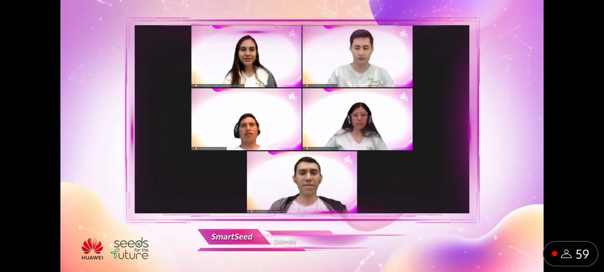 Huawei_Colombia's tweet photo. #OrgulloColombiano🇨🇴 A esta hora cinco jóvenes colombianos, presenta su proyecto de emprendimiento #SmartSeed🌿 en el concurso global Huawei #Tech4Good https://t.co/nDHpNSyMQK