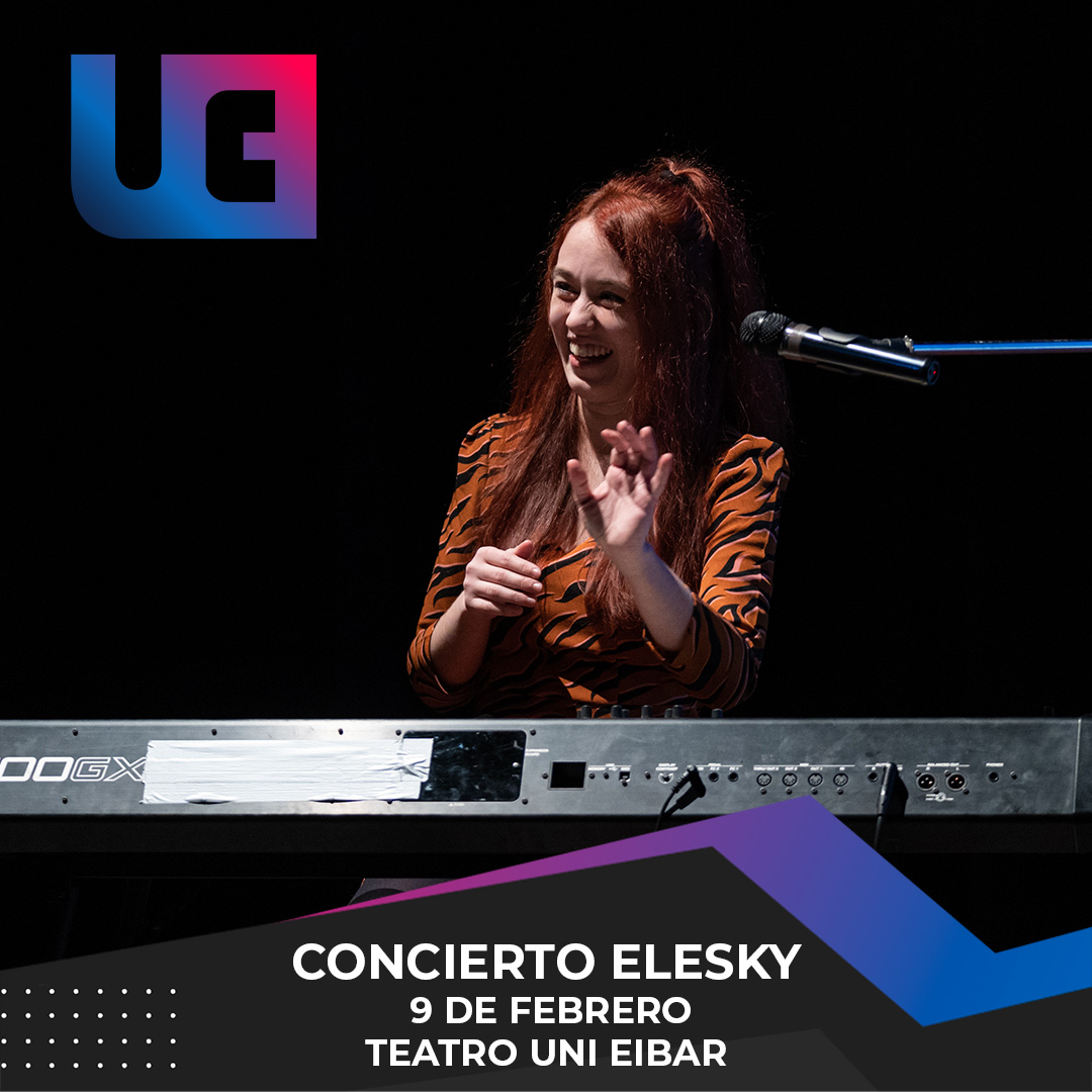 uniencounter's tweet photo. 📢UniEncounter 2024ko lehen albistea da @Elesky25  kontzertua izango dugula UNI Eibarreko antzokian. 

🎟️Sarrera doan - Entrada gratuita

El primer anuncio de UniEncounter 2024 es que tendremos un concierto de Elesky en el teatro de Uni Eibar.

9 de Febrero a partir de las 18:00 https://t.co/Ys7iV0aA3z