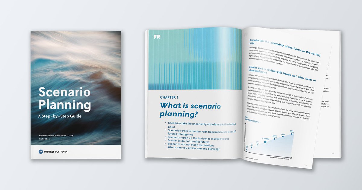 🎉 We're excited to launch our new ebook on #ScenarioPlanning!

Let our seasoned team of futurists guide you through the step-by-step of building #scenarios and harnessing their potential for long-term success. 

Get your free copy today: hubs.ly/Q02g6fPr0

#foresight