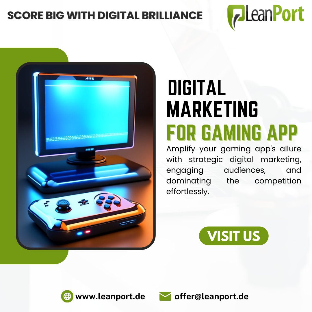 LeanportDigital's tweet image. Boost your gaming app&apos;s success with our top-notch digital marketing strategies. Level up your visibility, downloads, and engagement to reach greater heights! 🚀🎮

#GamingAppDevelopment #GameDevelopment #GamingExperience #ImmersiveGames #Entertainment #GamingJourney #LevelUp