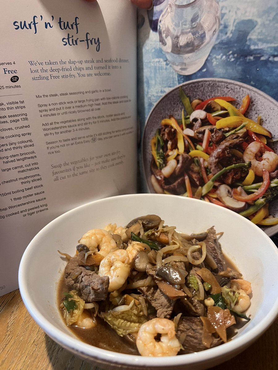 This week I’ve been trying out recipes from the new @SlimmingWorld book Food For The Soul and they were delicious! Now time to plan which to do next week #swmagazinemakes #slimmingworld #foodoptimising #onplan