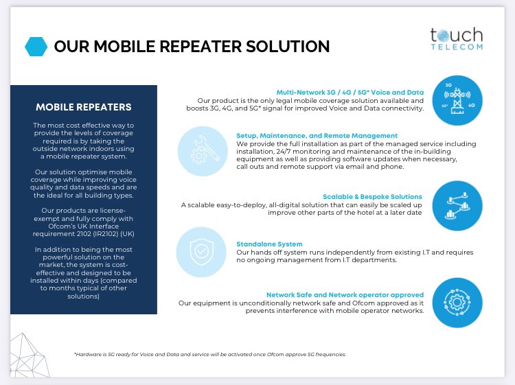 touch_telecom's tweet image. Innovation &amp;amp; Technology 📡

We are pleased to announce that we can now provide a range of bespoke, fully managed services for Mobile Connectivity 📶📱

01937 343949 sales@touchtelecom.co.uk
touchtelecom.co.uk

#mobile #mobileboost #mobileconnectivity