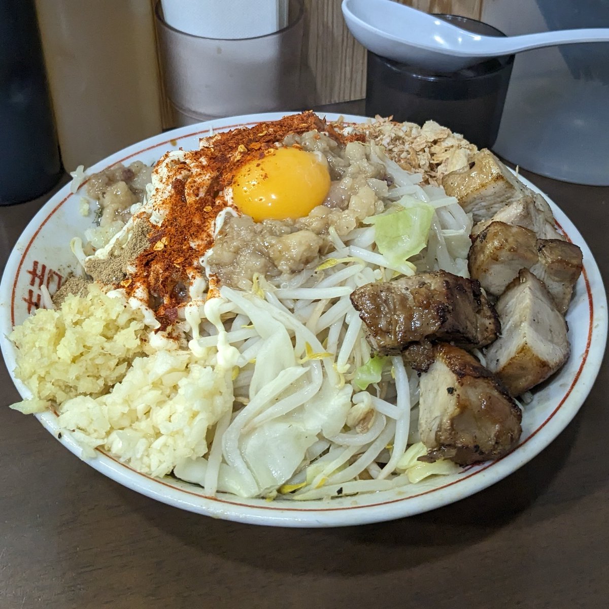 red_snow_kyoto's tweet image. 自家製麺まさき本店 東中神
『The 汁なし🔥』
久しぶりの一杯は王道のコレ！
脳汁出た！
#脳汁ラーメン #昭島 #AXIMA