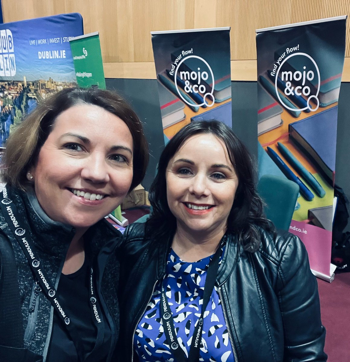 Great to see Maureen and another Louth business <a href="/MojoandcoI/">mojoandco.ie</a> at the <a href="/PendulumSummit/">Pendulum Summit</a> in Dublin today! 📚 

#pendulumsummit #louthchat