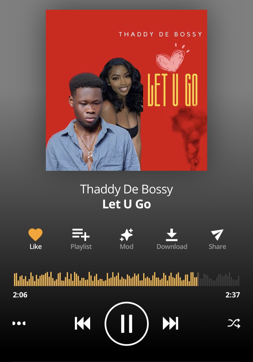 ThaddyDeBossy's tweet photo. PREMIER ACCESS to my unreleased song on @audiomack 
Click on the link below ⬇️ and listen or wait till release date #20thjanuary  

https://t.co/aNHOXF8gqg

#letugo #rnb #rnbsong https://t.co/I8I7BPNCAb