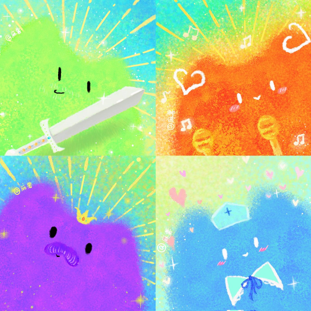 Memoria009's tweet photo. MBTI小猫！#MBTI#原创插画 https://t.co/wCQNtcfC4A