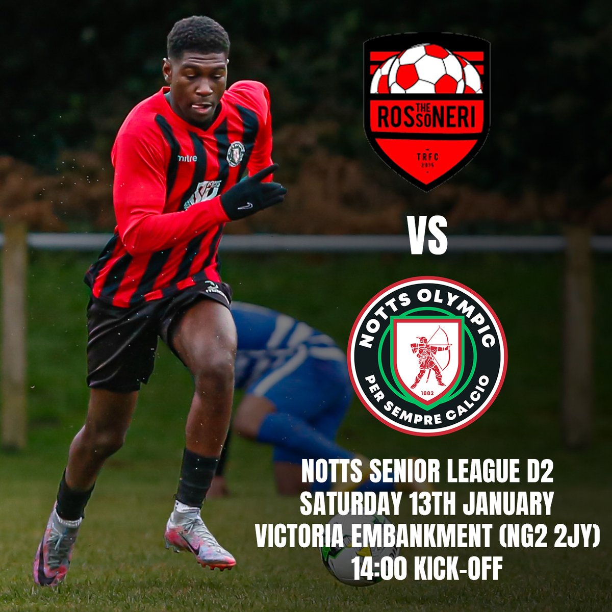 Football fans, do we have a derby on our hands this weekend?

Both clubs have links with #ACMilan, but which club will take the three points this weekend?

Join us at the Victoria Embankment (NG2 2JY) on Saturday (2pm) to find out!