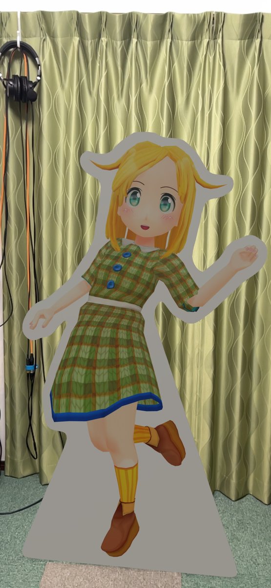 KuraminoChannel's tweet image. 癒色えもさん制作
AR等身大パネルを
部屋に召喚してみました

写真で見るとスマホ越しとは
くらべものにならないくらい
実在感がありますね

#HisekiSaito
#魔法少女シュネー
#猫日和きゃりこ