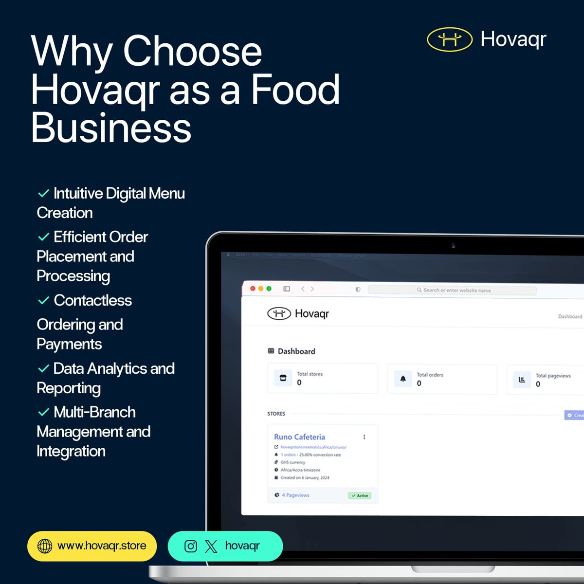 HovaQR's tweet photo. Discover the Power of our Digital Menu Order Management Platform! ↓↑
Here are major features of our platform.
Embrace the future! Choose Convenience, choose Excellence!
#ChooseHovaqr #dotodinglobal https://t.co/g6QvXh1eEF