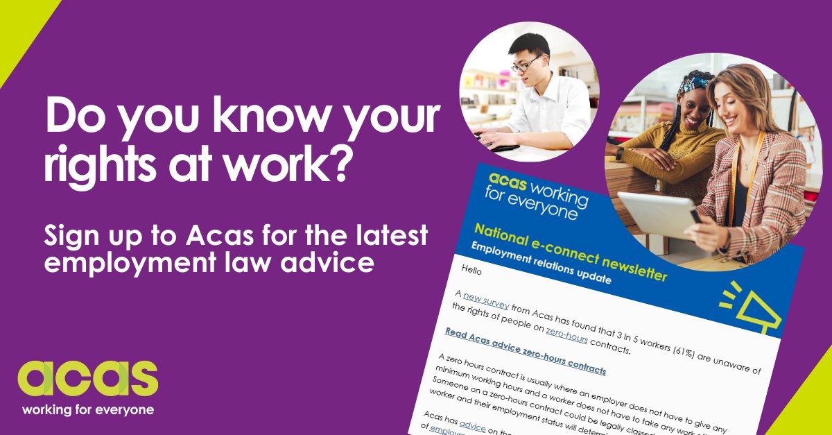 acasorguk's tweet photo. π‘ Stay up to date with all the latest news in employment legislation, training, webinars, free advice and resources to empower you to know your rights at work.
Sign up to our newsletter here:
https://t.co/dJYfpiAtch
#Enewsletter #AcasBusinessSupport #HR https://t.co/tnMH32MolY