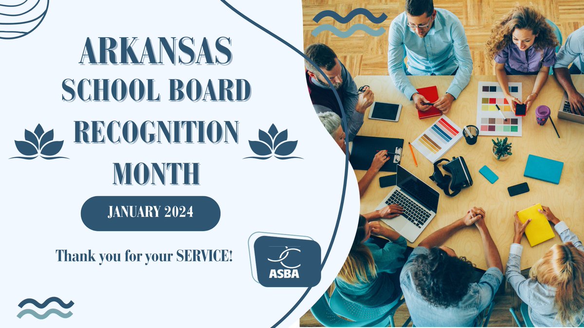 Arkansas School Board Members, champions of education, we salute your dedication, wisdom, and tireless efforts. Your commitment shapes futures, empowers communities, and inspires a brighter tomorrow. Thank you!