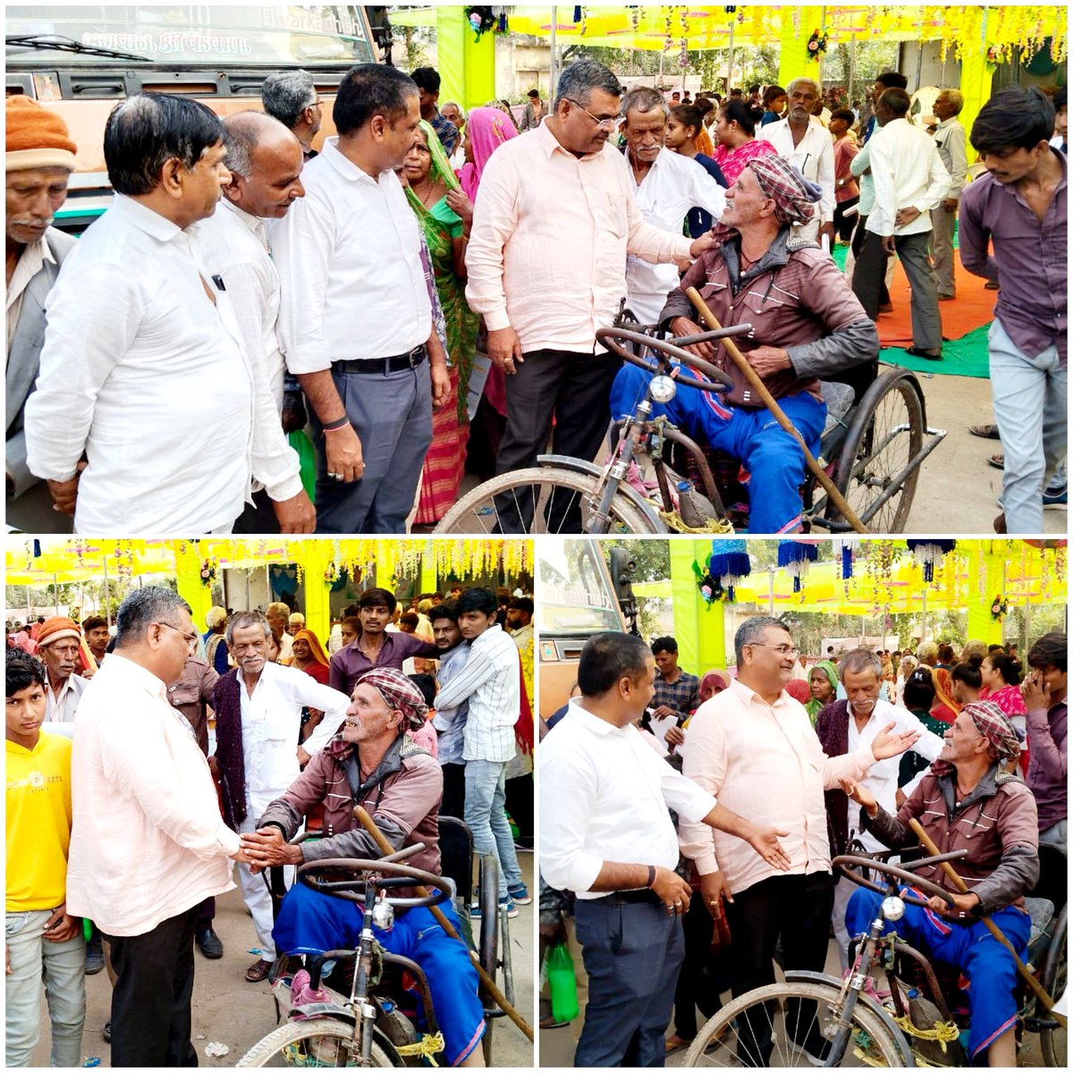 BJPKiritsinh's tweet photo. પંચયાતના સદસ્ય શ્રી કૈલાશબેન, ભાજપ બાવળા તાલુકાના મહામંત્રી શ્રી ધર્મેન્દ્રભાઈ રાઠોડ, મંત્રી શ્રી કિરીટભાઈ ઠાકોર, અધિકારીશ્રીઓ,સરપંચશ્રી, ગ્રામ પંચાયતના સભ્યો, આગેવાનો તથા ગામના વિવિધ યોજનાઓના લાભાર્થી ભાઈઓ અને બહેનો તેમજ પાર્ટીના હોદ્દેદાર કાર્યકર્તાઓ ઉપસ્થિત રહ્યાં.
#mladholka https://t.co/YJX1Lr3Vw9