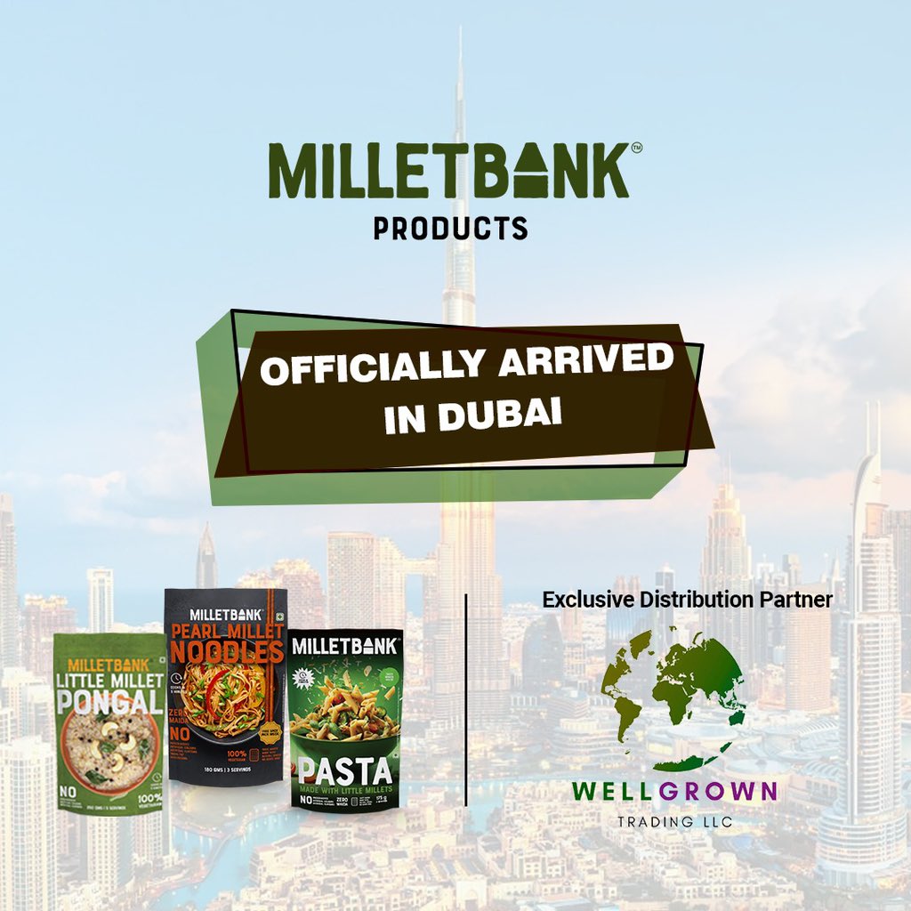 @BankMillet products are now available in the stunning city of #Dubai! We are thrilled to announce Wellgrown Trading LLC as our exclusive distribution For Retail Partnerships in Dubai, please contact #GurumaheshSrinivasan on email: info@wellgrowntrading.com