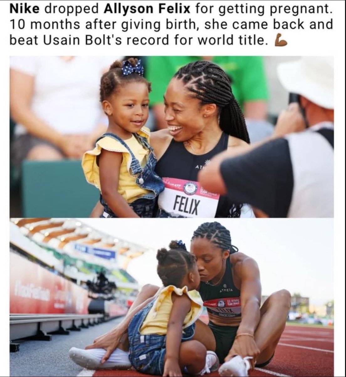 I love that for her! She proved she didn’t need @Nike anyway and started her own brand Saysh @BySaysh congrats @allysonfelix #allysonfelix