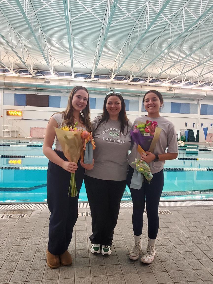 BerknerSwim's tweet photo. Last Home meet for our Senior Divers!! We are so proud of them for stepping out and trying something new! You girls are going to be world changers!! @AmberHohmanRLA @RAMS_BBC @berknerathletic @bhsstem @erinjoy68 @CoachNine7 @cage https://t.co/zbMmVKfC8I
