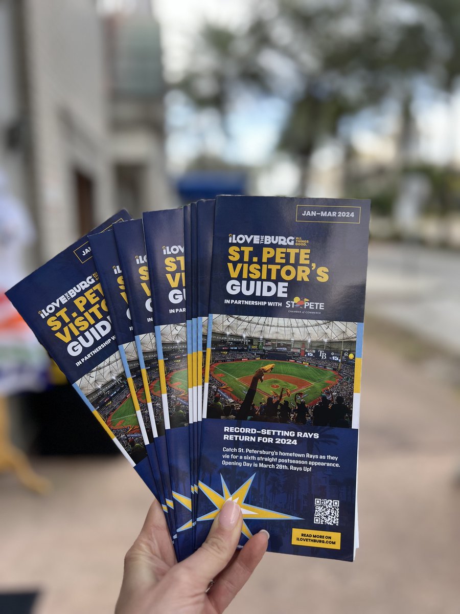 StPeteChamber's tweet photo. @StPeteFL is #2 on @Tripadvisor's Best Destinations List! 🎉  Our small businesses, arts, landscape and community all make #StPete one of the best places to live, work and play. Looking for all the ways to enjoy the 'Burg? Grab the new Q1 Visitors Guide from the St. Pete Store! https://t.co/4cAF0mmIxj