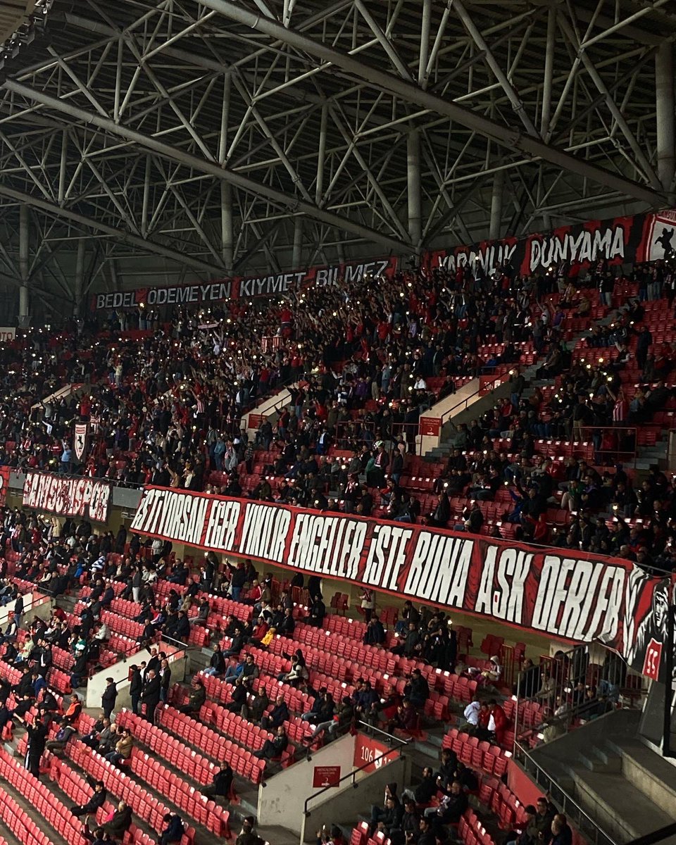uğurlu geliriz #TSvSAM #samsunspor