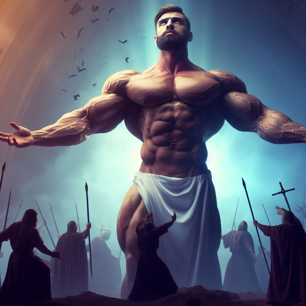 BritMaster_AI's tweet photo. The age of Muscle has begun. A new God rises. Bow down little ones...
#aigenerated #aimuscle #aigiant #aibodybuilder #musclegrowth #muscleworship #musclegiant  #macrophilia #musclefreak #sizetwitter #musclegod #musclefreakai https://t.co/la3cpKm1bJ