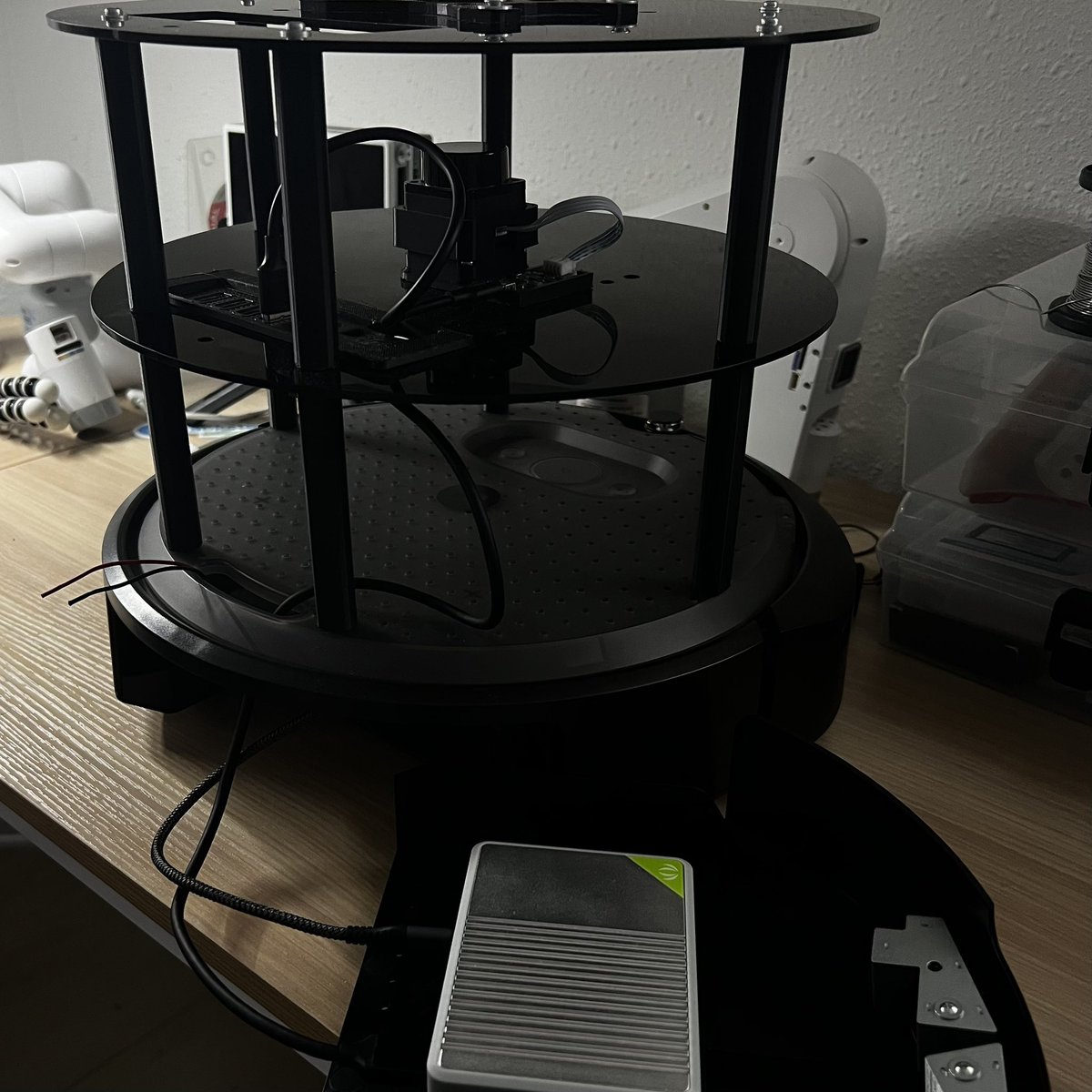 jarain78's tweet image. Controlling the #create3 robot via #ROS2 with my #reRouter. Grateful for the robotics support from @seeedstudio, @iRobotEducation, and @rosorg.
