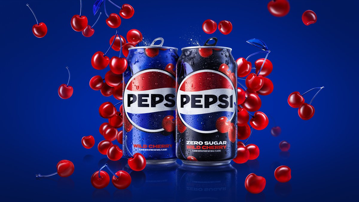 Cherry cola but make it ✨wild✨ Pepsi Wild Cherry, the wildest flavor around. Text GETWILD to 81234 &amp; #GetWild with Pepsi Wild Cherry on us 🍒

Message and data rates may apply. Offer Ends 2/13/24. Subject to Offer Terms: bit.ly/getwildpepsi