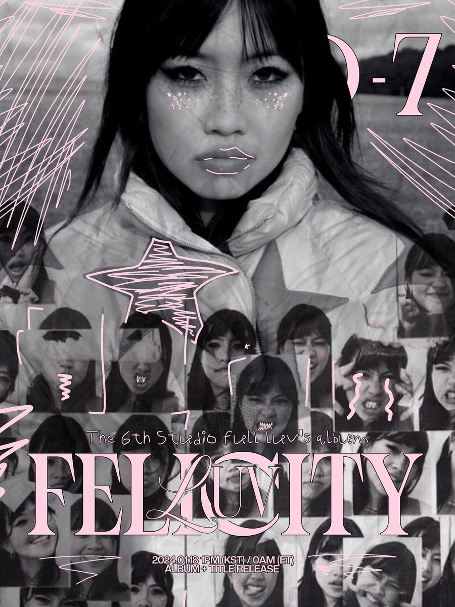 luvadia_'s tweet photo. Luv 러브 6th Full Album 
 °❀⋆ Felicity .ೃ࿔*:･  
D-7
➫ 2024.01.18 1PM (KST) / 0AM (ET)
ALBUM + TITLE RELEASE ✅ 

[ # ] #LUV #RELEASE #WIWMF #FELICITY #COMEBACK #TWTG  #곧 #posterHLC [ @ ] @RHallucinado @ADORHALLUCINATE https://t.co/RGJkzAFEp9