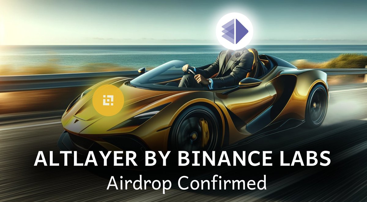 🚨 Airdrop Confirmed: AltLayer by <a href="/BinanceLabs/">Yzi Labs</a> 🚨

Time: 5 minutes
Cost: $0
Potential Gain: $10,000

Follow this step-by-step guide to be eligible for $ALT at no cost

🧵👇