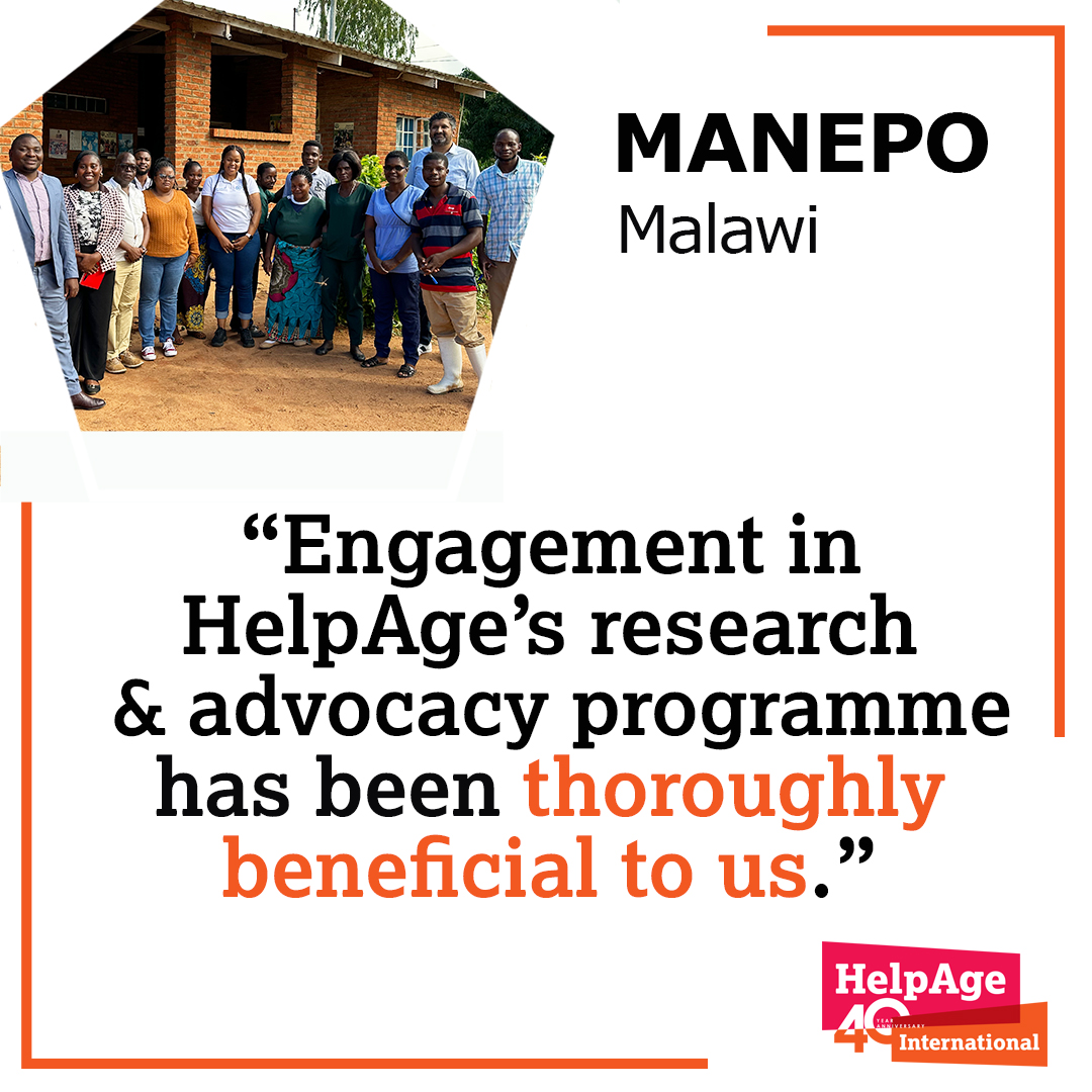 HelpAge's tweet photo. 🎉 Celebrating 40 years of impact! 🎉

Thank you to our dedicated staff, network members, and partners for making every moment count. Here's to four decades of making a difference together! 

We’re 40 and proudly #OlderNotOver! 

#HelpAgeAt40 #HelpAgeGlobalNetwork https://t.co/9mY7NJ2Isw