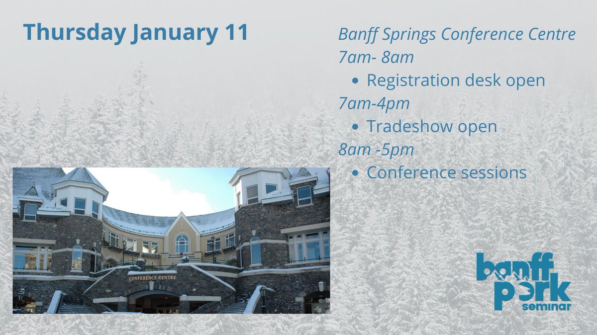 Day two is going to be a great one!

See the full schedule here: banffpork.ca/program/progra…

#BanffPork