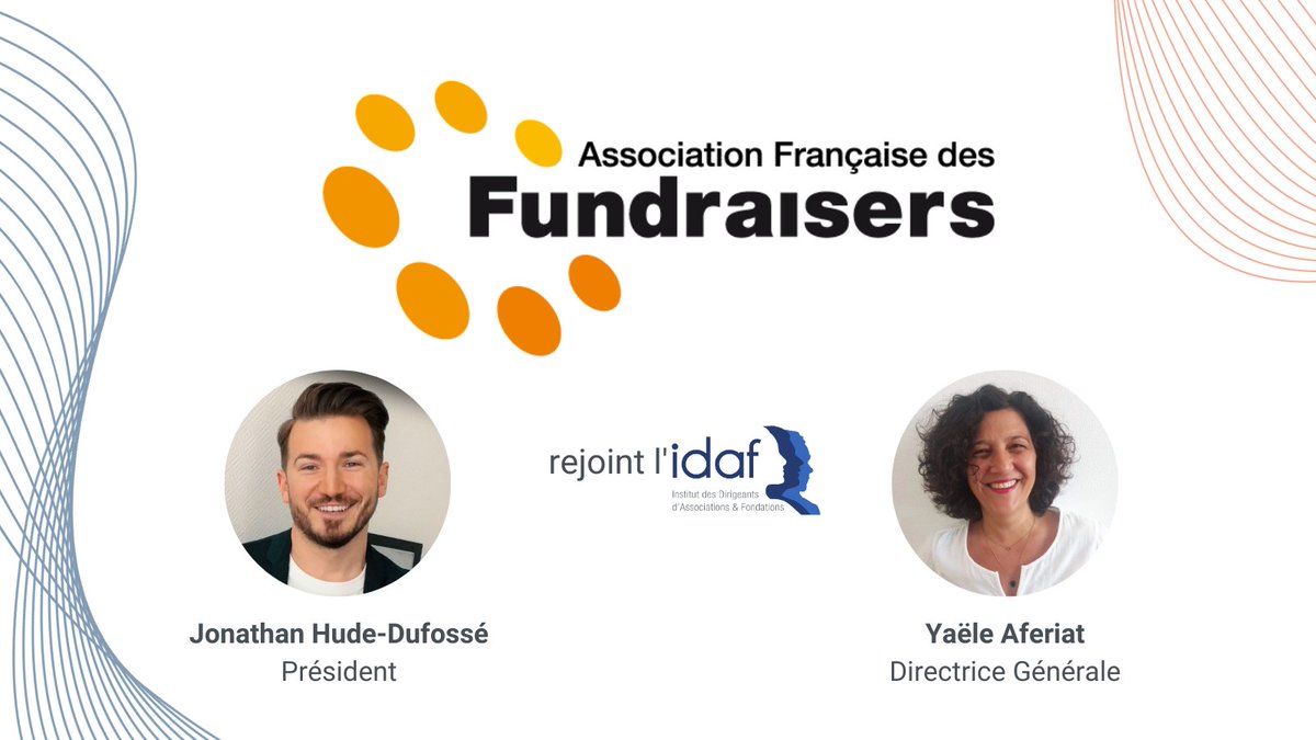 🔸L’IDAF - Institut des Dirigeants d'Associations & Fondations est heureux d’accueillir l’Association Française des Fundraisers dans son réseau !🔸 👉 En savoir plus : bit.ly/41QZuJj