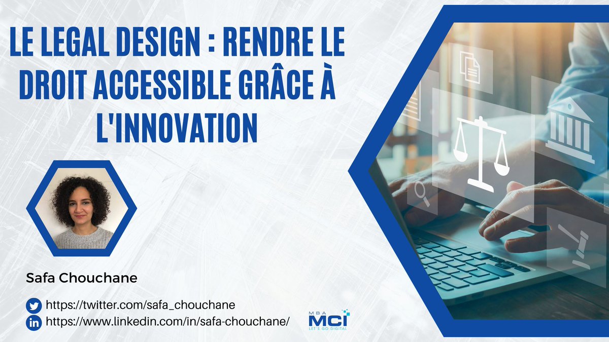 Legal design et accès au droit - MBA MCI buff.ly/3tPJ4nK