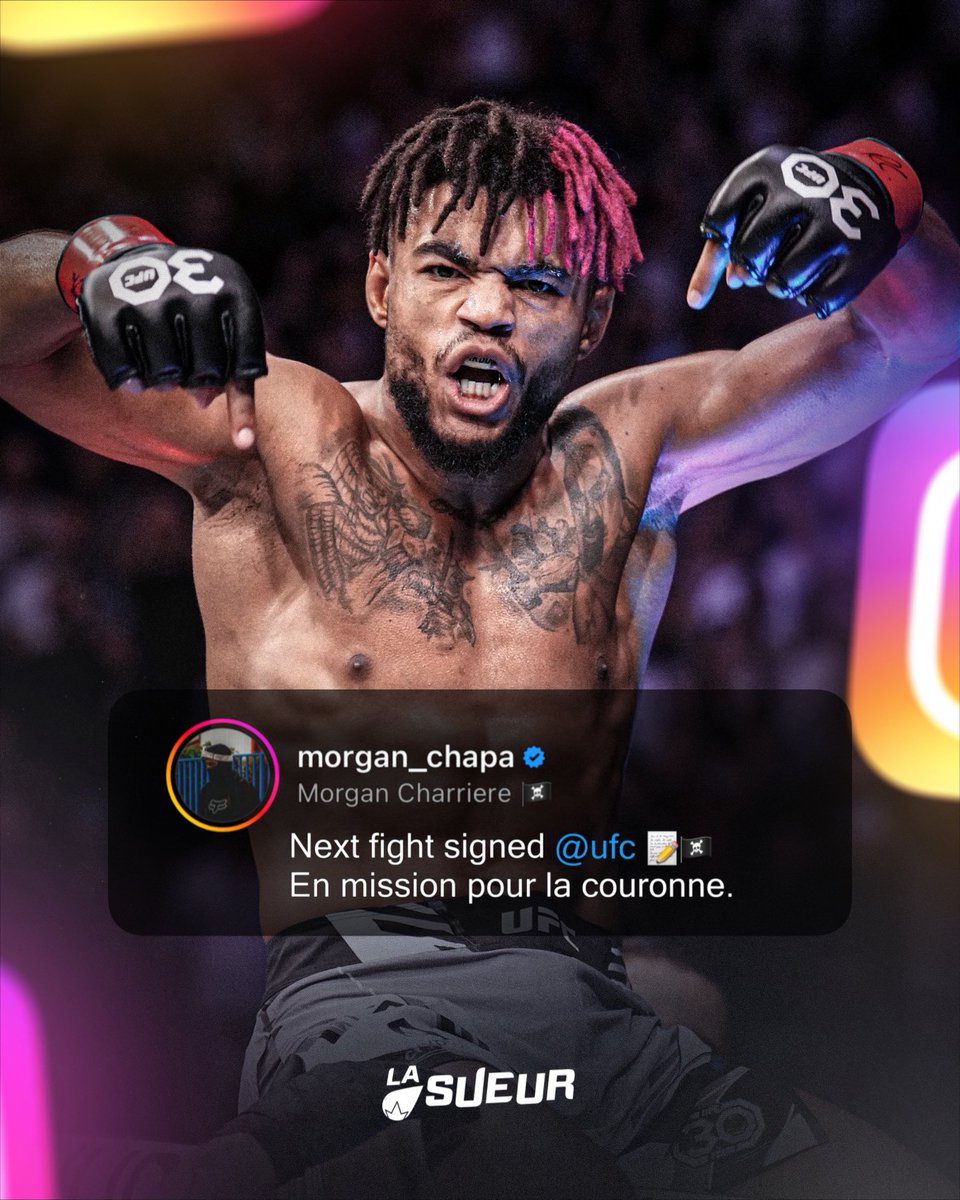 LaSueur_off's tweet photo. LAST PIRATE RETURNS SOON ⏳🏴‍☠️

Morgan Charrière🇫🇷 annonce avoir signé son contrat pour son prochain combat ! https://t.co/hj4jiELWDX
