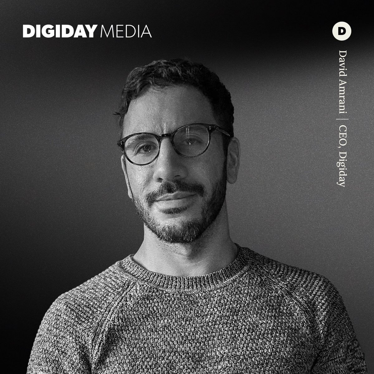 Digiday's tweet photo. Digiday Media, the global media company behind Digiday, @glossyco, @modernretail and @worklife_news, today announced the appointment of its new CEO. 

@nickfriese, who has served as Digiday’s CEO since founding the company in 2008, has named David Amrani his successor as he transitions into a new role as chairman. Amrani previously served as Digiday’s Chief Operating Officer.

Read more: https://t.co/nROduHwmDD