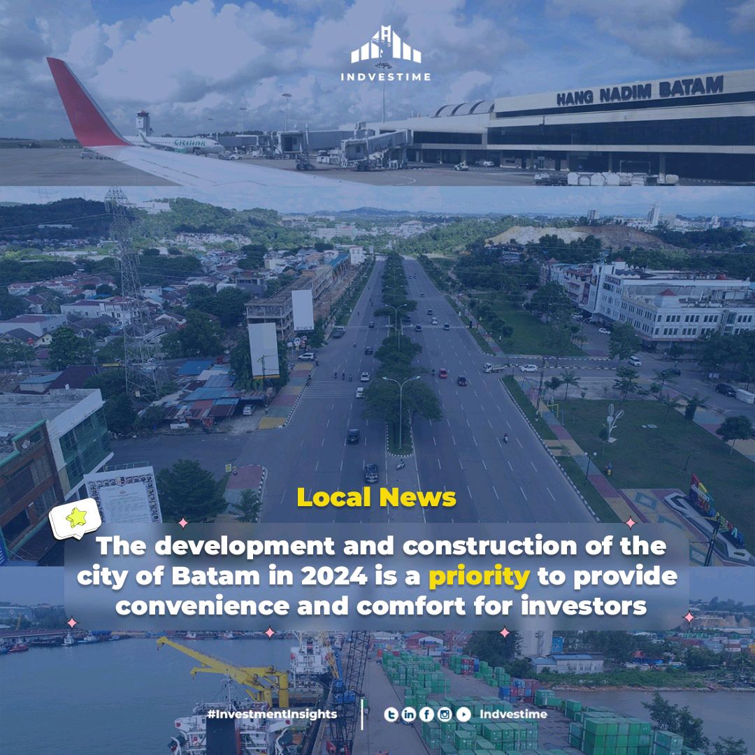 indvestime's tweet photo. Supporting progress in SEZs! As the manager of Free Trade Zone &amp; Free Port Area Batam, BP Batam is committed to driving growth and development. Let's unlock the potential of these SEZs together! 🚀 #BPBatam #SEZs #GrowthandProgress #indvestime #batam #indonesia https://t.co/BfPg2y8s0o