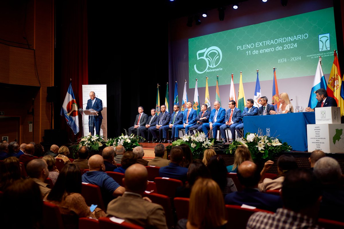 ConfeCan's tweet photo. La @ConfeCan ha estado presente en el acto de toma de posesión de José Luis Rodríguez, quien asume el cargo de Presidente de la Mancomunidad de Ayuntamientos del Norte de Gran Canaria (@MancomunidadNGC) https://t.co/oVy7f1xOPO