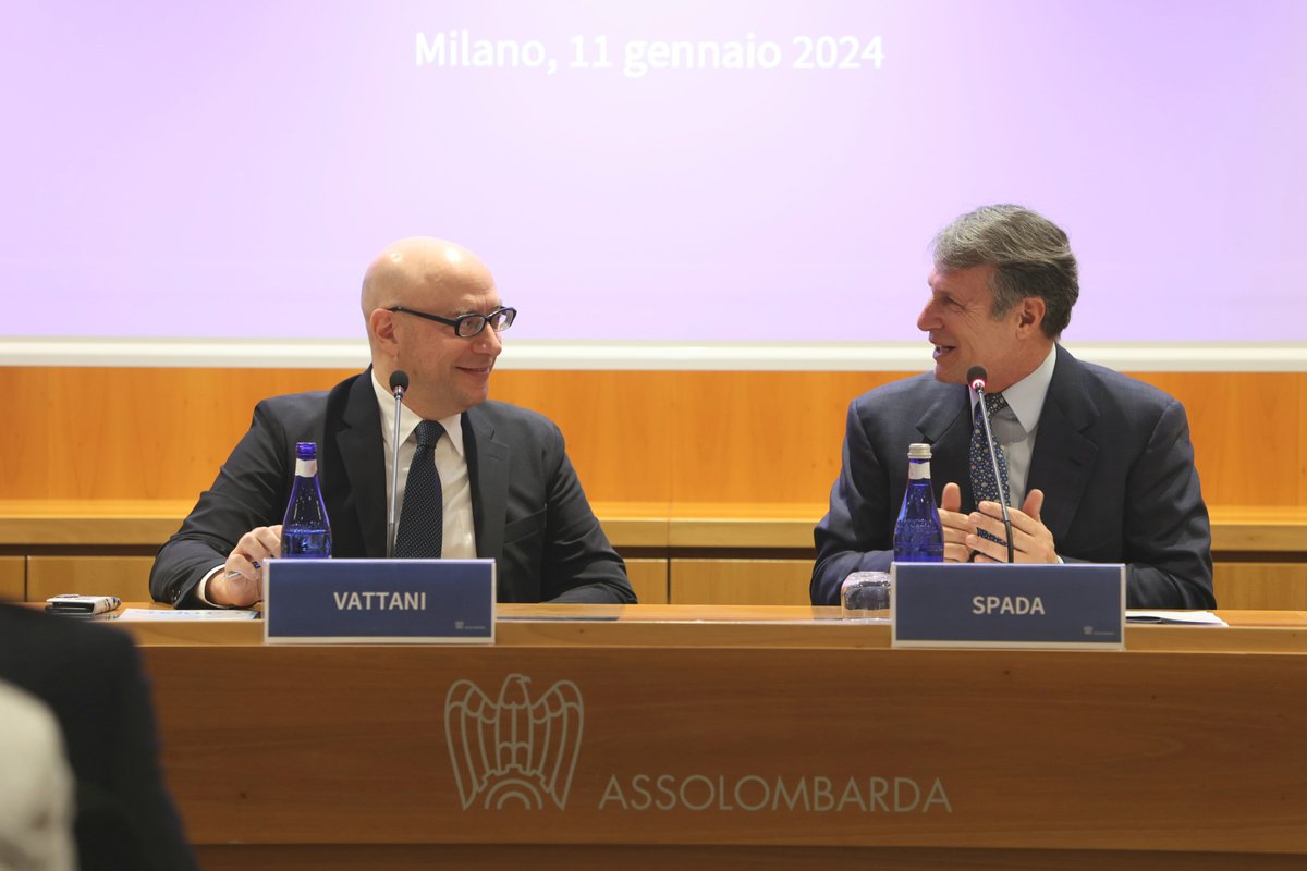#Assolombarda partner ufficiale istituzionale del Padiglione #Italia per #Expo2025 #osaka. Firmato stamattina accordo di intesa e collaborazione tra il Presidente <a href="/ASpada_/">Alessandro Spada</a> e Commissario Generale per l'#Italia a Expo 2025 Osaka <a href="/mariovattani/">Mario Vattani</a>. 
<a href="/italiagiappone/">italia giappone</a>