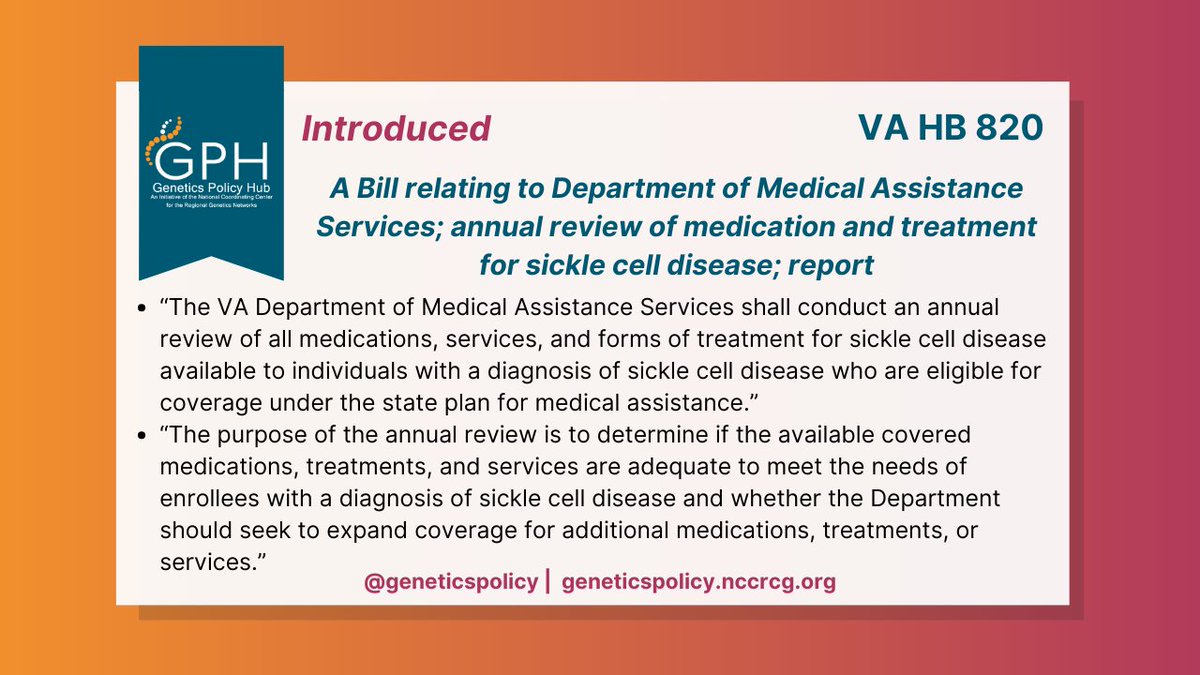 Genetics Policy Hub tweet media