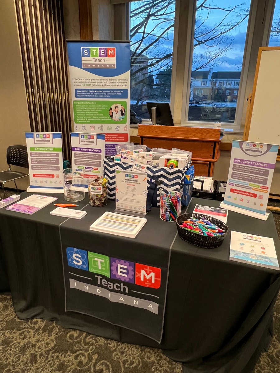 CELLuindy's tweet photo. Our #STEMTeachIN team is excited to be attending the 2024 Indiana STEM Education Conference today at Purdue. Stop by our table to learn more about our offerings! #YaySTEM @LifeAtPurdue https://t.co/37oUjSfAxY