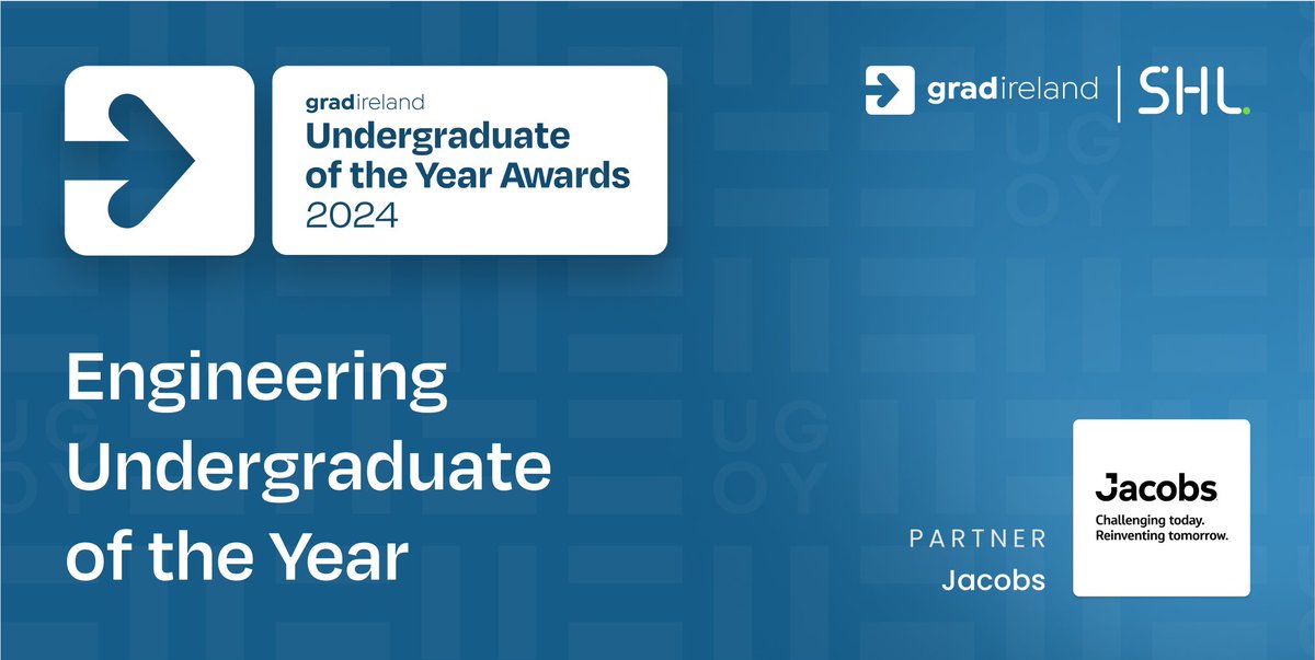 gradireland's tweet photo. @JacobsConnects are searching Irish colleges and universities to find the Undergraduate of the Year for Engineering. Jacobs live inclusion, challenge the accepted and aim higher. They are looking for someone that exhibits all these qualities. Apply today - https://t.co/LqiteJKd4l https://t.co/ke3Z0Fy9z6