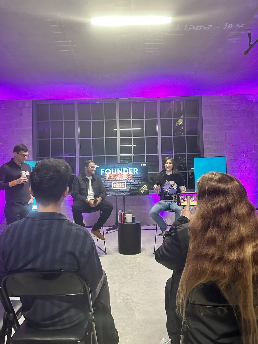 Great evening hosted by <a href="/HustleFundVC/">Hustle Fund 🦛🌽💛</a> &amp; and insightful discussion with the founder of Flex 👏🏻