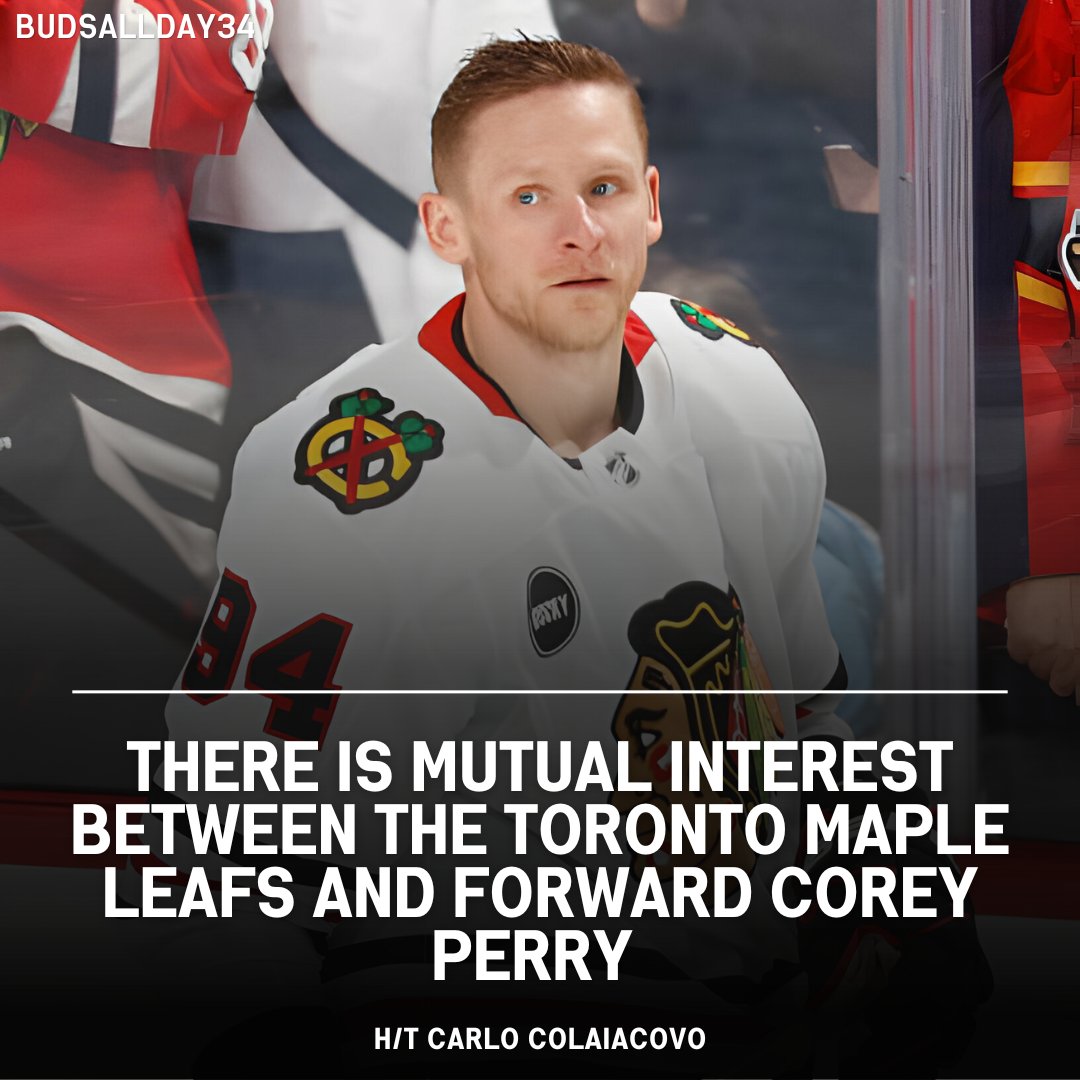 budsallday34's tweet photo. Should the #LeafsForever sign Corey Perry? https://t.co/pifURibhlv