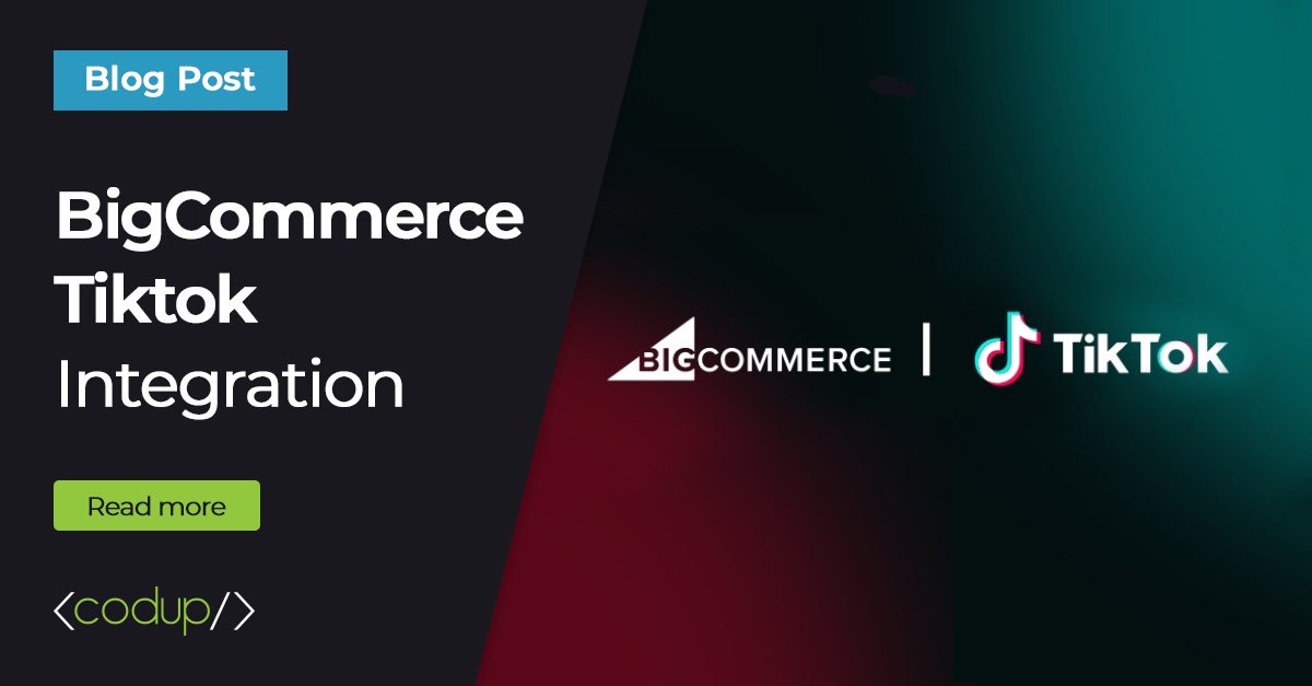 Tiktok's integration with <a href="/BigCommerce/">BigCommerce</a> transforms it into a dynamic social #commerce platform, allowing businesses to showcase products directly on app, streamlining user engagement and boosting conversions.  

Read: codup.co/blog/bigcommer…… 

Contact: codup.co/contact-us/