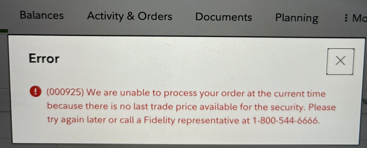 theKat_Sullivan's tweet photo. 0 for 2 on ability to buy a Bitcoin spot ETF with my retirement $…

1. Error message on Fidelity
2. My UBS wealth advisor has no idea what I’m talking about and said this is not an approved ETF at UBS 

Historic day, but it is going to take a bit to see the real demand https://t.co/FyY9y8gKo4