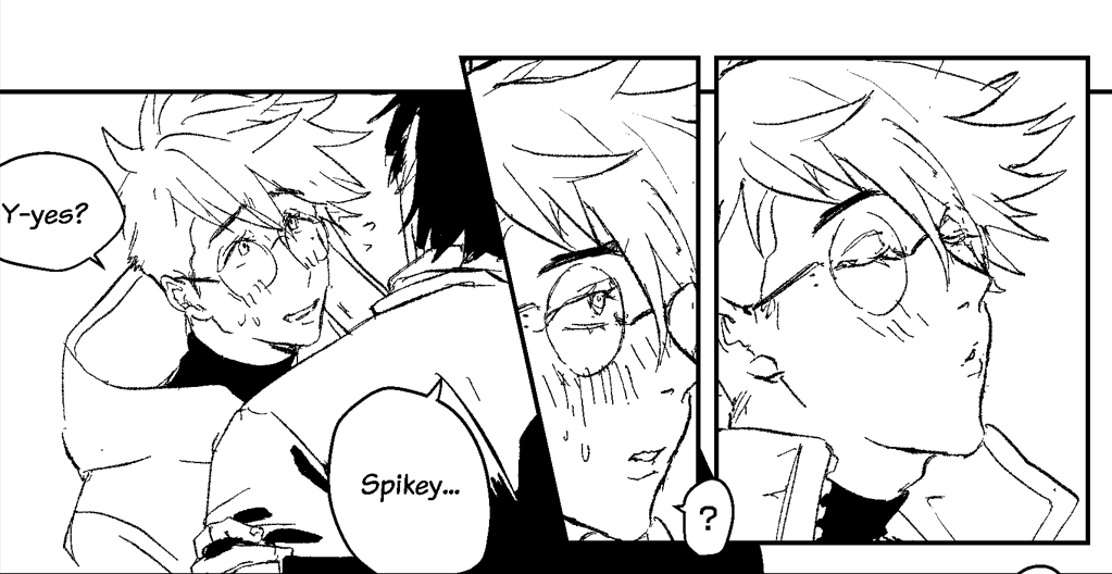 Just kiss him!! #vashwood ( scrapped panels )