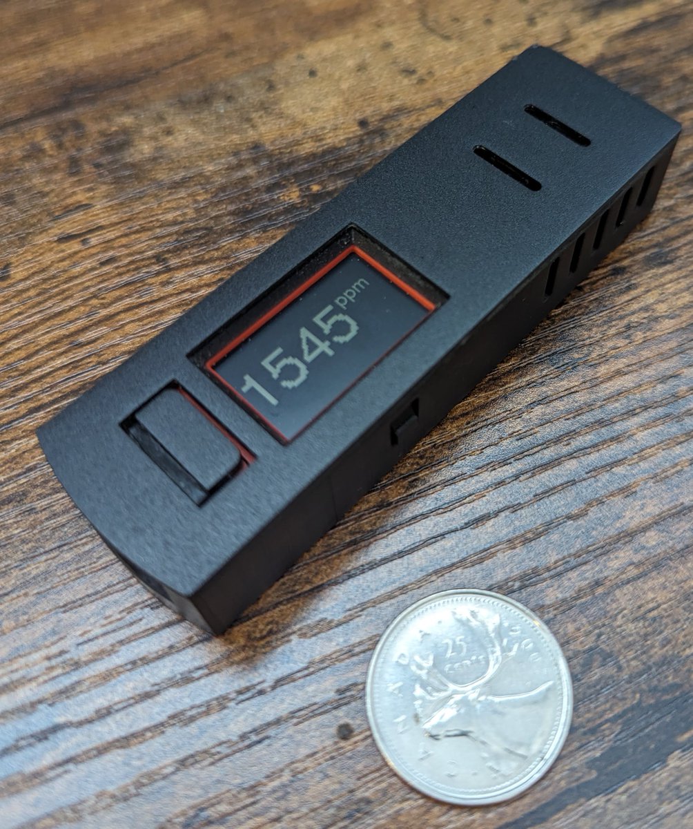 IndianaTux's tweet photo. 🌿 Big news from #co2click! 🚀 Our Model F CO2 sensor has achieved a new battery milestone - now running 8h on a single charge! 🕒 But we're not stopping there; we're pushing for even more efficiency. Stay tuned for updates! #AirQuality #IoT #TechInnovation #Sustainability 🔋🌍✨ https://t.co/VGbpXyNpaW