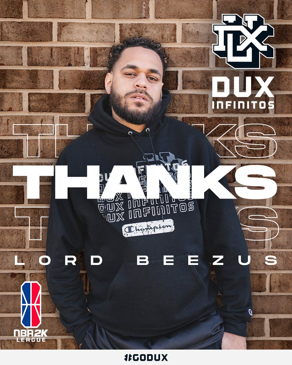 Uno di noi siempre! 

Nuestro querido <a href="/LordBeezus_/">Beezy</a> se retira de la <a href="/NBA2KLeague/">NBA 2K League</a> y desde DUX INFINITOS queremos agradecerle todo su trabajo, entrega y pasión que nos ha brindado desde el primer año. 

Allá donde vayas, siempre serás un INFINITO!  

#GoDux